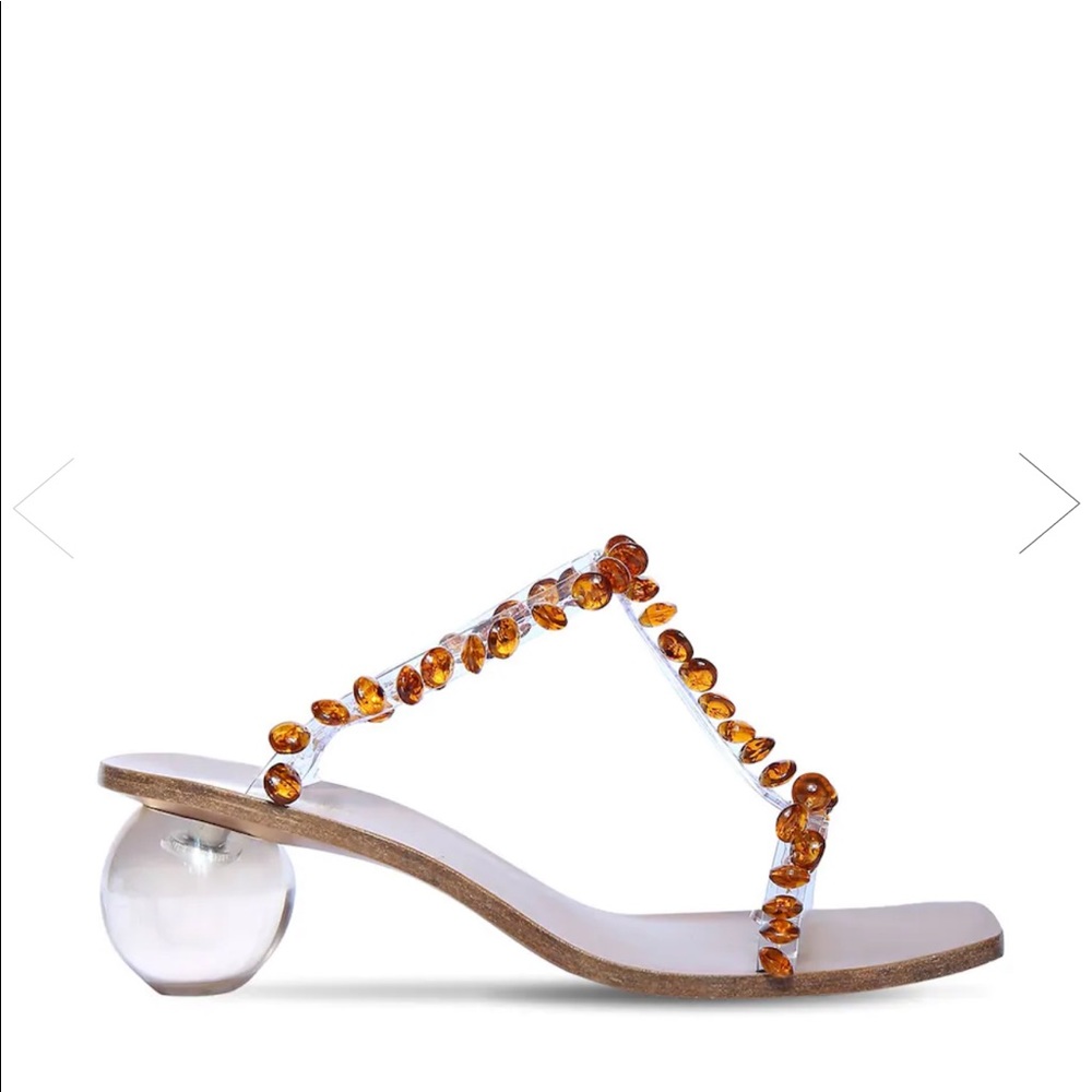 Cult Gaia Beaded Sandal - 8.5